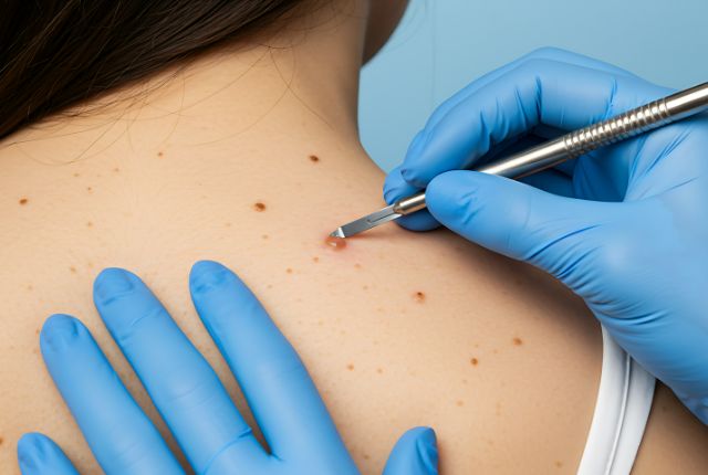 ほくろの除去